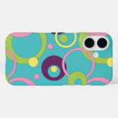 青ファンキー丸ケース – マテ電話ケース Case-Mate iPhoneケース (裏面 (横))