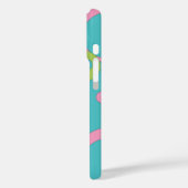 青ファンキー丸ケース – マテ電話ケース Case-Mate iPhoneケース (裏面 / 左)