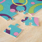 青ファンキー円パズル ジグソーパズル (側面)