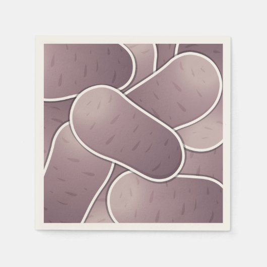 青ファンキー芋 スタンダードカクテルナプキン (正面)