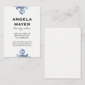 青ファンシー要素 名刺 (正面/裏面)