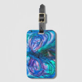 青ファンタジー水色 ラゲッジタグ (正面縦)