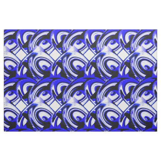 青ファンタジー ファブリック (ファットクウォーター)