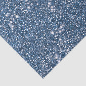 青フェイクグリッターテクスチャの外観に似たグラフィック 薄葉紙 (詳細)