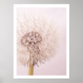 青フェミニン色ピンクのタンデロン写真ウォールアート ポスター (正面)