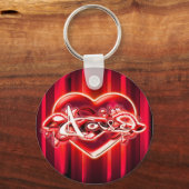 青フェ キーホルダー (正面)