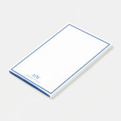 青フォーマルエレガント白縁ど名住所 ポストイット (アングル)