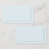 青フォーマル座席表 プレイスカード (正面/裏面)