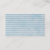  青フクロウフローラベビーシャワーおむつラッフル  エンクロージャーカード (裏面)