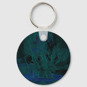 青フランスの愛食べ遊花色 キーホルダー (正面)