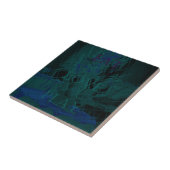 青フランスの愛食べ遊花色 タイル (側面)