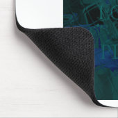 青フランスの愛食べ遊花色 マウスパッド (コーナー)