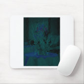 青フランスの愛食べ遊花色 マウスパッド (マウス)