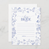 青フランスの白のビクトリアンアドバイス ポストカード (正面/裏面)