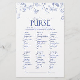 青フランスの白のビクトリアンブライダルシャワー