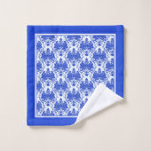 青フランスの白バスタオルセット バスタオルセット (ウォッシュタオル)