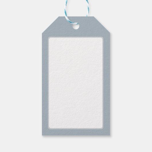 青フランスの白モノグラエレガントム ギフトタグ (裏面)