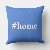 青フランスの色無地の#Home クッション (裏面)