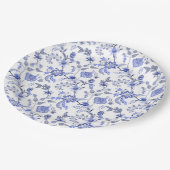 青フランスの色 ペーパープレート (アングル)