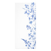 青フランスの野の花の価格表ラックカード ラックカード (裏面)