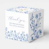 青フランスの野花洗礼キューブ フェイバーボックス (裏面サイド)