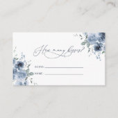 青フローラゲーム数キス エンクロージャーカード (正面)