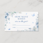 青フローラゲーム数キス エンクロージャーカード (正面)