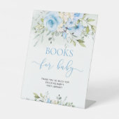 青フローラユーカリベビー本 台座サイン (正面)