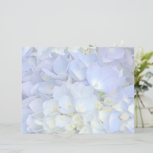 青フローラ両面印刷可空白の能紙 (スタンド正面)