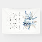 青フローラ交代第1聖餐式 横断幕 (横)