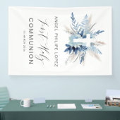 青フローラ交代第1聖餐式 横断幕 (トレードショー)