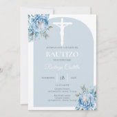 青フローラ少年のバプテスマスペインの 招待状 (正面)
