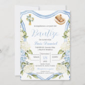 青フローラ少年の洗礼募集スペインの 招待状 (正面)