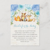 青フローラ森林動物図書依頼 エンクロージャーカード (正面)