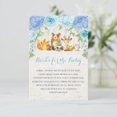 青フローラ森林動物図書依頼 エンクロージャーカード (スタンド正面)