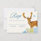 青フローラ森林野生動物自然 出欠カード (正面)