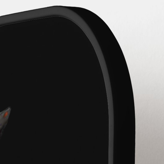 青フローラ砂糖スカルの日の死んだ猫 ピックルボールラケット (左詳細)