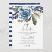 青フローラ確認 招待状 (正面/裏面)