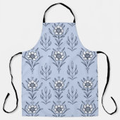青フローラ エプロン (正面)