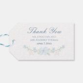 青フローラ ギフトタグ (裏面横)