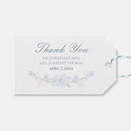 青フローラ ギフトタグ