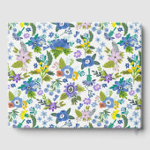 青フローラ ゲストブック (裏面)