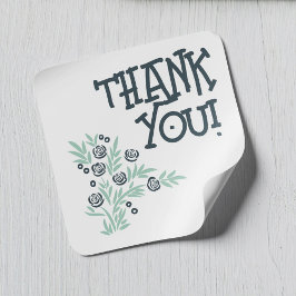 青フローラ スクエアシール