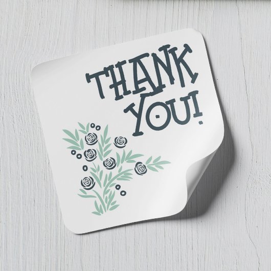 青フローラ スクエアシール