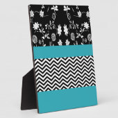 青フローラ フォトプラーク (側面)