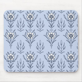 青フローラ マウスパッド