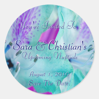 青フローラ ラウンドシール