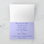 青フローラ 招待状 (内部)