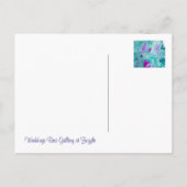 青フローラ 案内ポストカード (裏面)