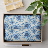 青フローラ 薄葉紙 (ギフト)